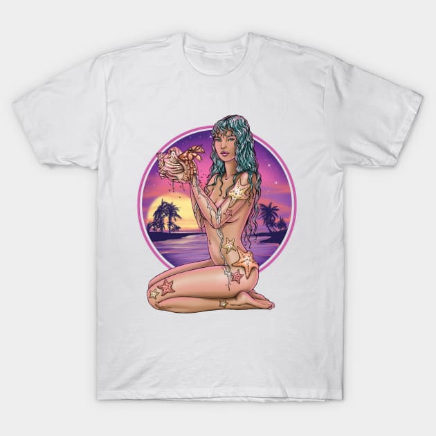 Astrology Babes: Aquarius Wet x Wild T-Shirt by jennyalamode